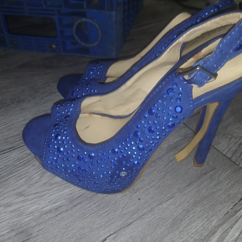 Elegant Blue Women's Heels